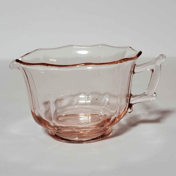 Cambridge Classics Pink Depression Glass Creamer Vintage - Picture 2 of 9